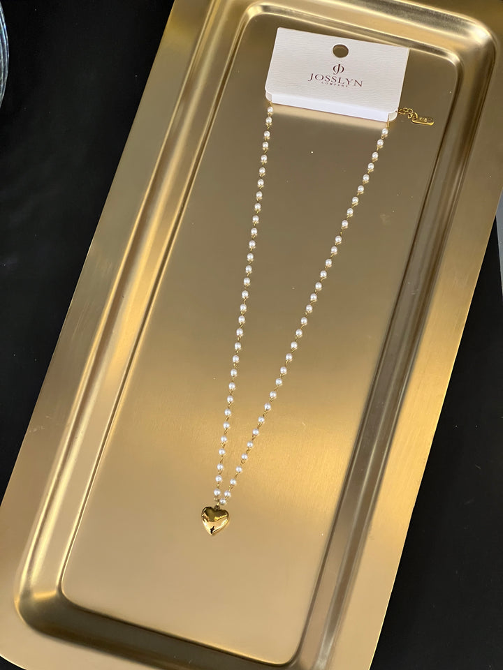 The Darcy 18K Stainless Steel Heart Necklace