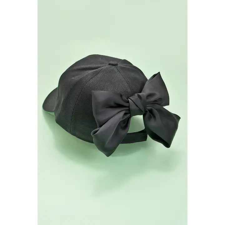 Big Bow Ribbon Baseball Hat Cap