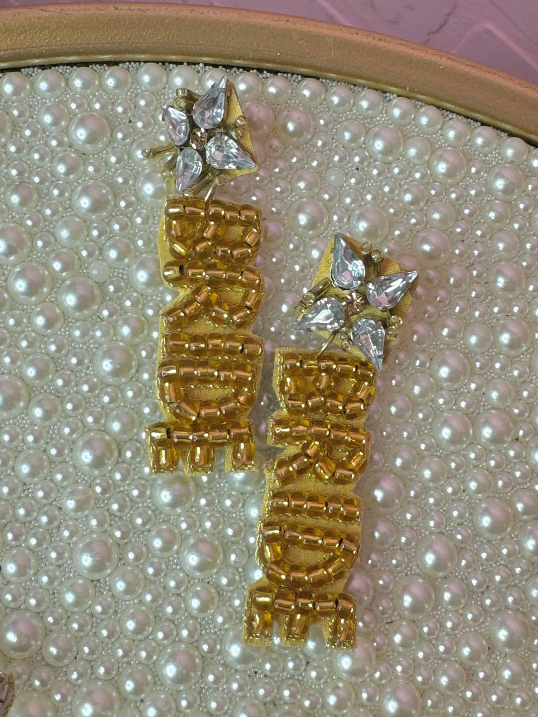 Bride Beaded Earrings