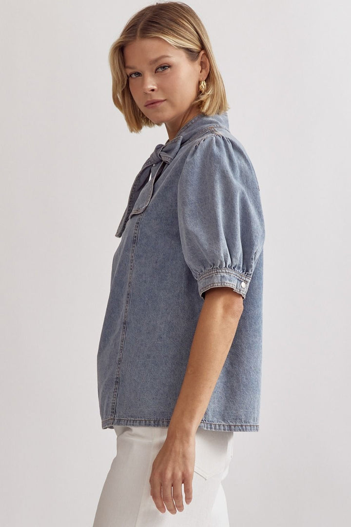 The Avery Denim Top