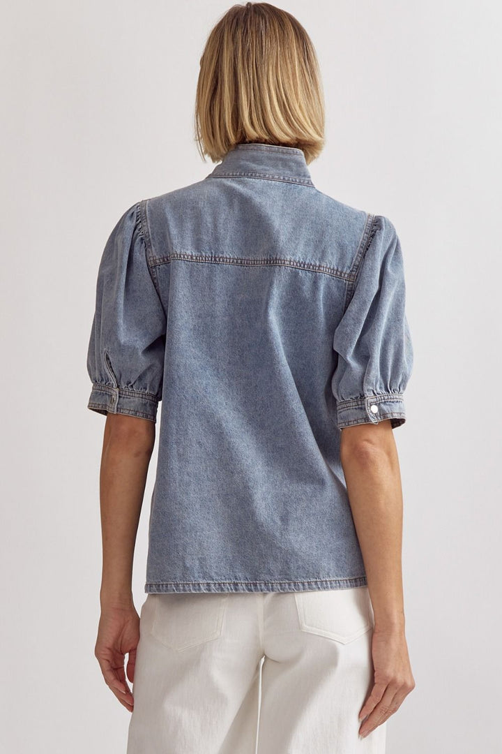 The Avery Denim Top