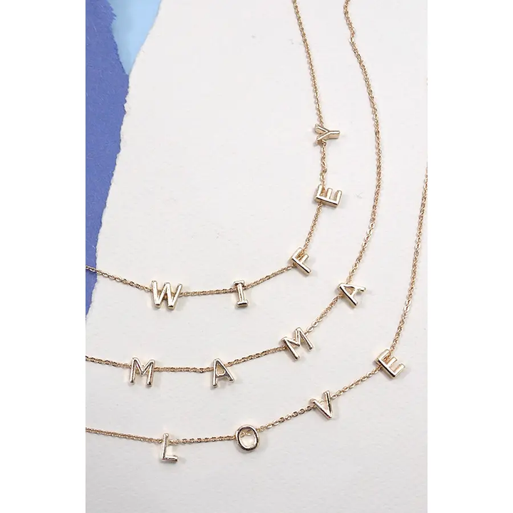 Mama Wifey Love Necklaces