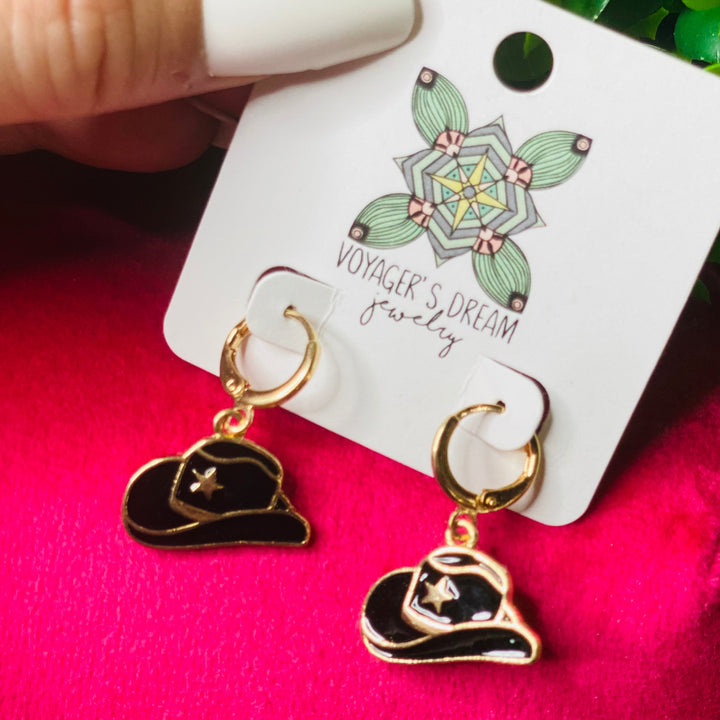 Ashlee Cowgal Hat Earrings
