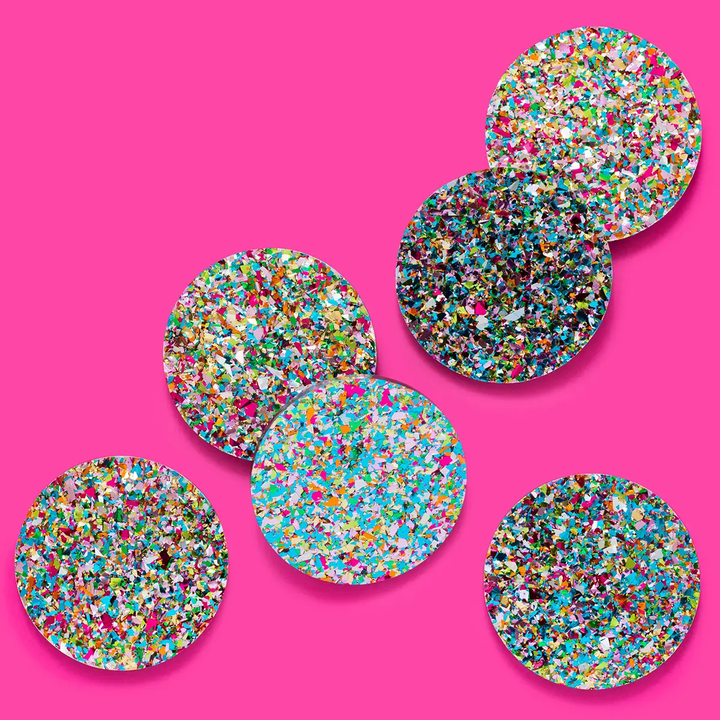 Confetti Coasters