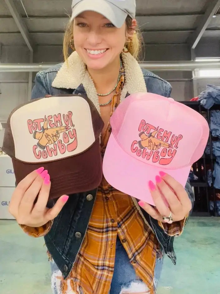 Put Em Up Cowboy Trucker Hat