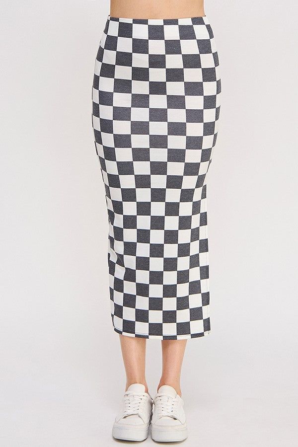 The Leann Checkered Skirt