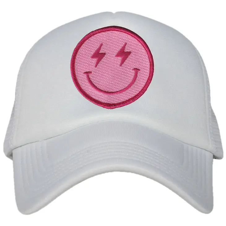 Lightning Happy Face Trucker hat
