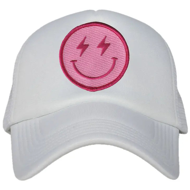 Lightning Happy Face Trucker hat