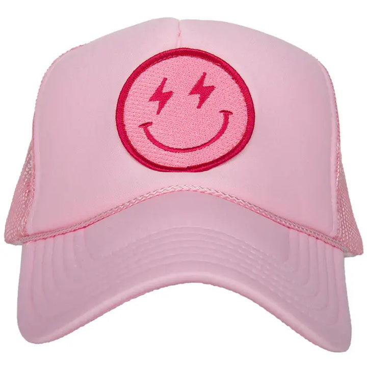 Lightning Happy Face Trucker hat