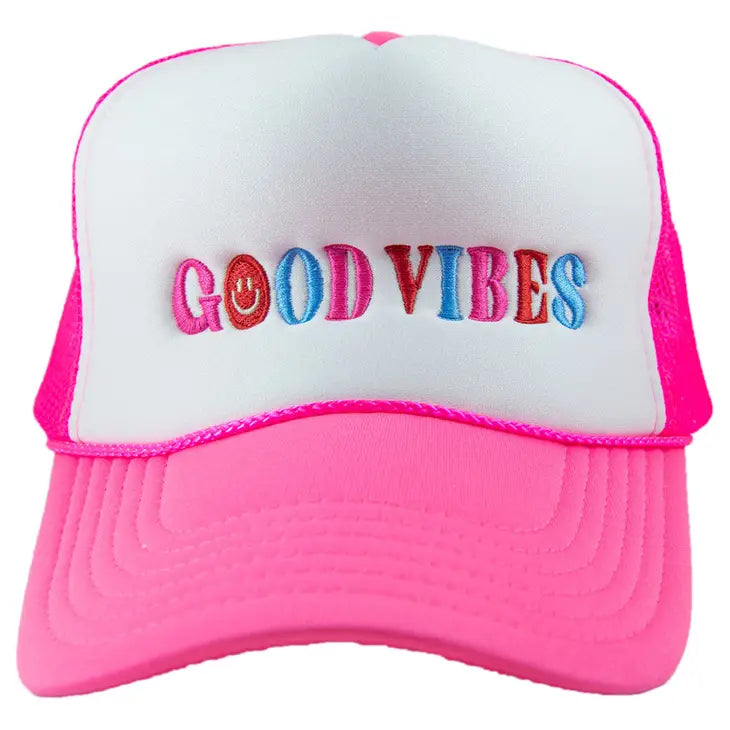 Good Vibes Foam Trucker Hat