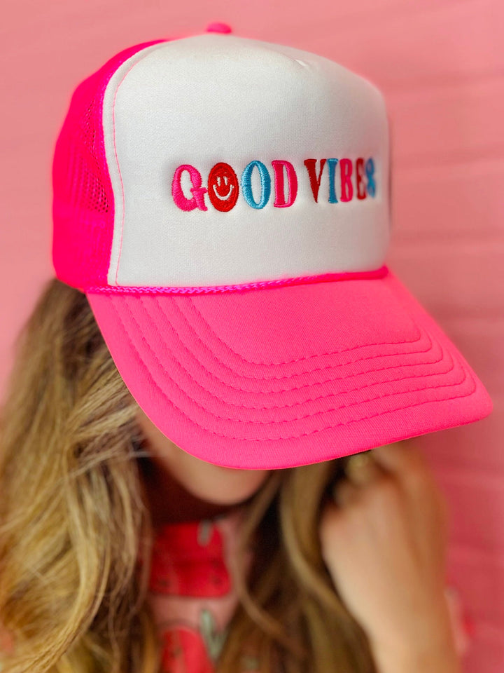Good Vibes Foam Trucker Hat